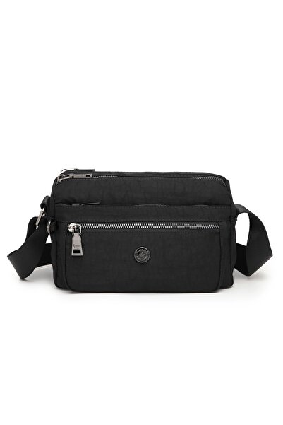 SMART BAGS Bengal Kumaş Postacı Kadın Çantası 3126 Siyah