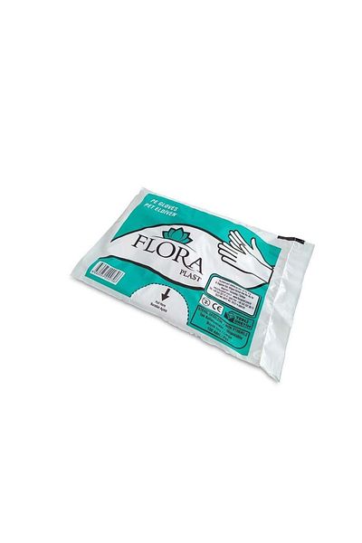 Floraplast Transparent Bag Gloves 500 Pieces