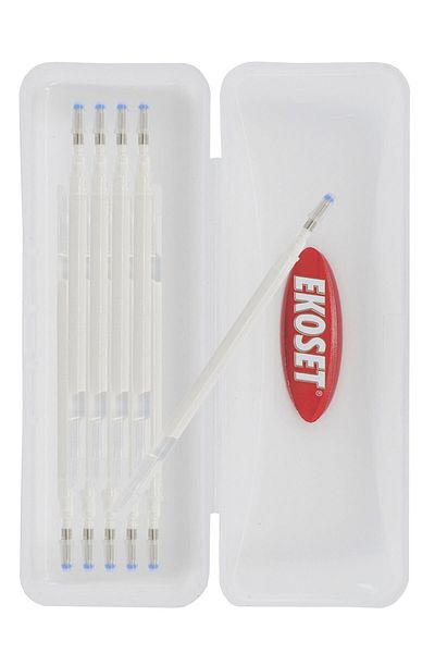 ekoset Flying Pen with Heat and Iron White 10 Pieces
