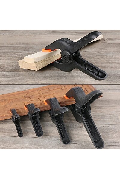 Depolife Şezlong Havlu Mandal Yaylı Kıskaç Seti Plastik Yaylı Mengene Işkence  Güçlü Çeneli 4 Parça