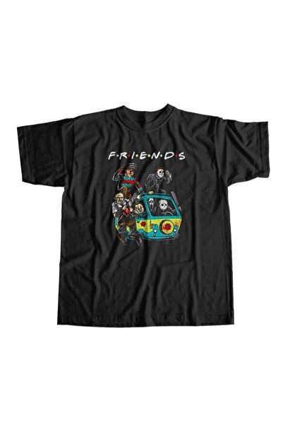 GALASHOP Unisex Komik Korku Friends T Shirt Mod438