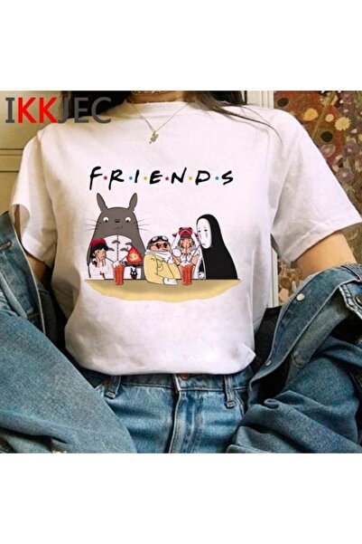 GALASHOP Totoro Studio Ghibli Sevimli Anime Tişört Mod534