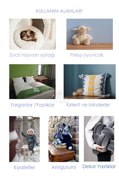 Elyaf Sepeti 100% Bead Fiber 2 Kg Pillow Quilt Toy Material