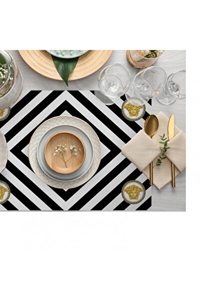 Adawall 35X50Cm Set of 4 - American Service Figurative Pattern Fabric, Linen and National. Washing and Fading Certificate