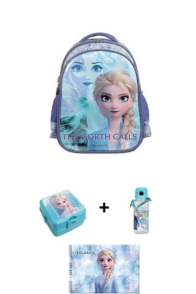 Frozen 2-the North Calls Blue School Bag and Set (6 Pieces)