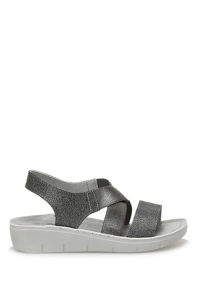 Polaris 162555.pz2fx Silver Women's Sandals