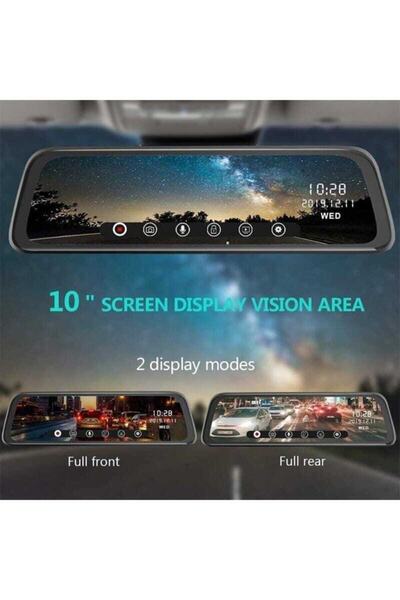 Wevolt Mb-500 10" 2,5d Class Dokunmantik Hıgh Tech Ekran Araç Içi Çift Kamera Gece Görüşlü. Araç Kamera.
