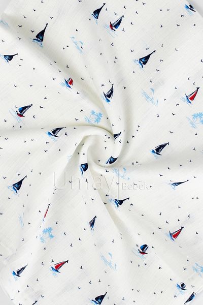 Umaybebek 100x100 Cm, Organic Single Layer Muslin Baby Blanket