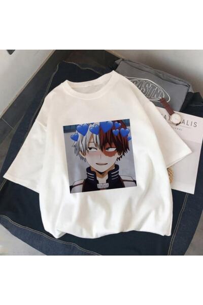 GALASHOP تي شيرت أنيمي هيروز أكاديميا تودوروكي Md463