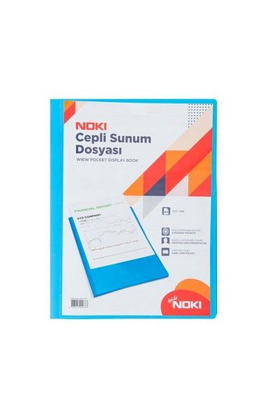 Noki Presentation File with Front Pocket A4 30 Pieces