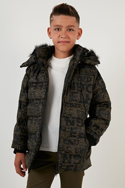 Lela Plush Lined Removable Hooded Winter Coat with Pockets 5760070