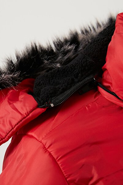 Lela Removable Hooded Coat with Plush Lining Inside Boy's Coat 5760013