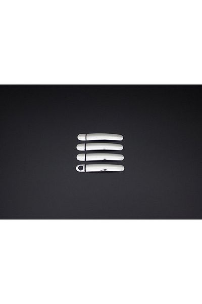 TIMEAKS VW Golf 5 2005-2009 - 4 مقبض باب من الفولاذ المقاوم للصدأ