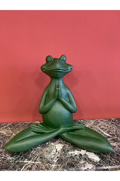 By Ari Ev Dekorasyon Yoga Yapan Kurbağa Biblosu