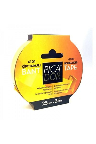 Picador 4101 Double Sided Paper Tape with Hanger 25mmx25mt