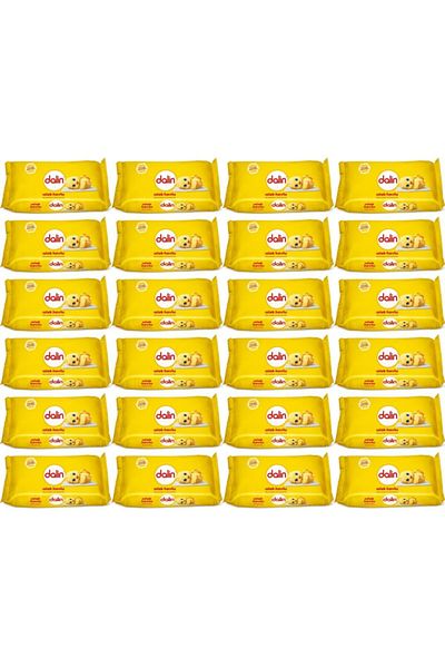 Dalin Wet Wipes Baby Towel 56 Sheets 24 Pieces