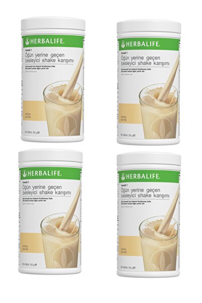 Herbalife Shake Ekonomik 4'lü Paket - Vanilya Aromalı 2200gr
