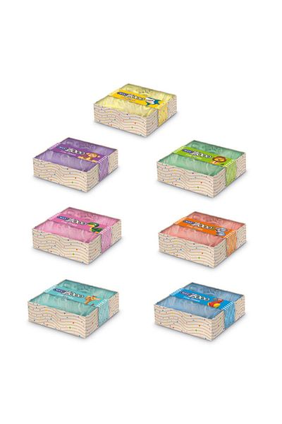 Mas Zoo Paper Clip Plastic Covered Square Box No:608