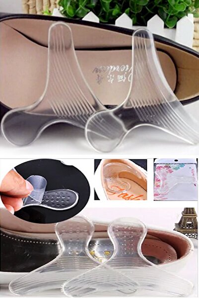 MOBEE Ayakkabı Vurma Önleyici 2li Silikon T Şekilli Topuk Koruyucu