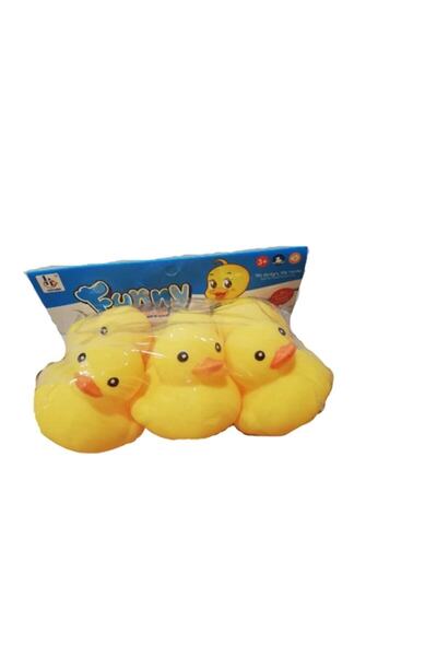 Funny Büyük Boy Ses Çıkartan Sevimli Banyo Ördeği Seti 6'li