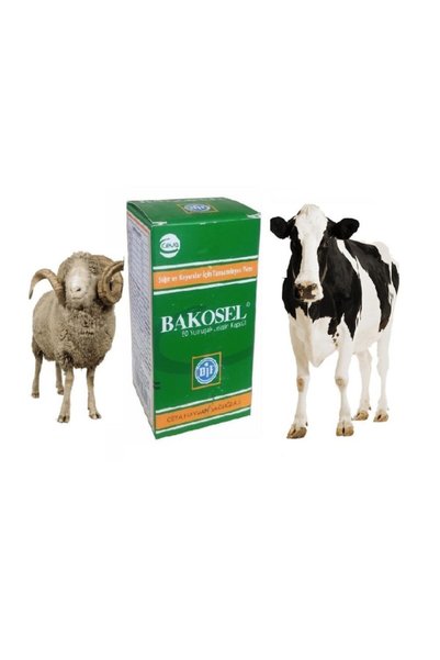 Generic Brand Bakosel 50 Soft Gelatin Capsules Vitamin Mineral Sheep Goat Cow Cow Lamb Capricorn
