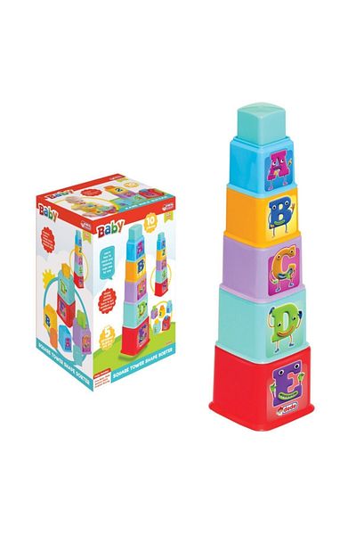Dede Oyuncak Educational Square Find Plug Tower Game
