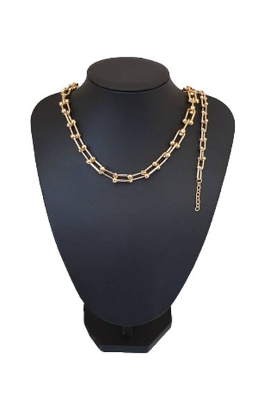 EDWOL Chain Necklace And Bracelet Gold