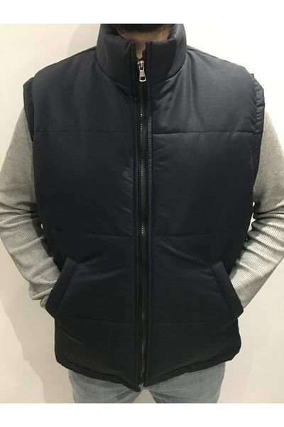ADALILAR İŞ ELBİSELERİ Unisex Puffer Γιλέκο Navy Blue