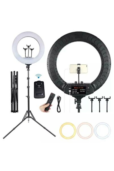 Renksan Ring Liğht Led 5500kw 18inch Makyaj Çekimleri Makeup Çekimleri Sac Çe...