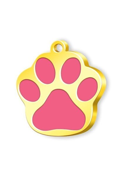 HN TEKSTİL بصمة مخلب كبيرة مطلية بالذهب باللون الوردي