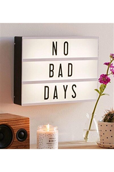 Genel Markalar A4 Boy Işıklı Mesaj Panosu 90 Harf