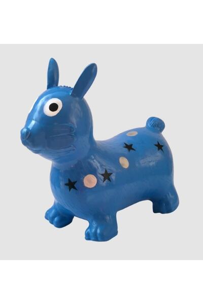 Azaklı Plastop Pompa Hediyeli Şişme Zıp Zıp Pilates & Jimlastik Hayvanı Inek