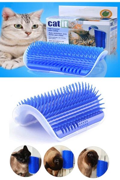 morponi Blue Catit Cat Itching Apparatus