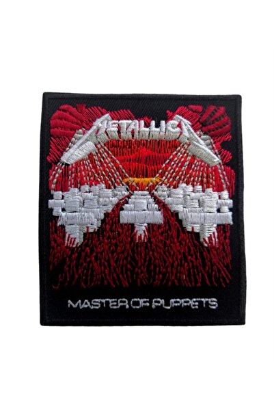 X-SHOP Siyah Metallica Muster Of Puppets Patches Arma Peç Kot Yaması