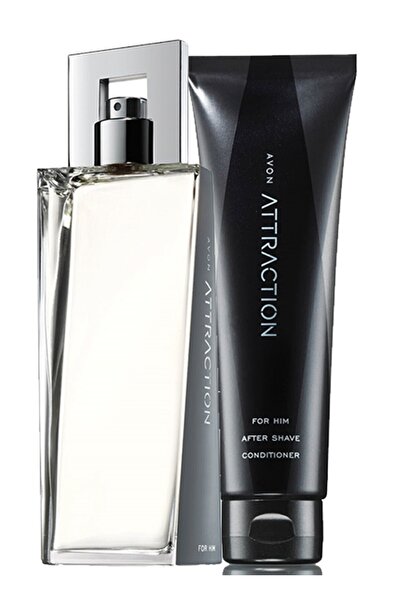 AVON Attractıon Erkek Parfüm 75 Ml Edt+traş Sonrası Losyon 2li Set