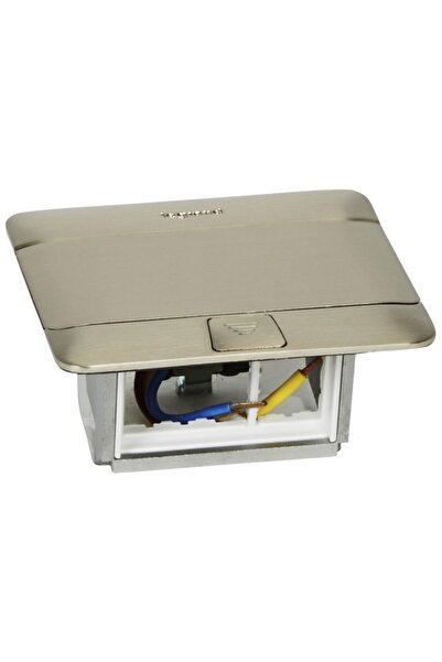 Legrand 4 Modül Donatılabilir Masa Veya Döşeme Altı Buat Satine Çelik Renk-05...