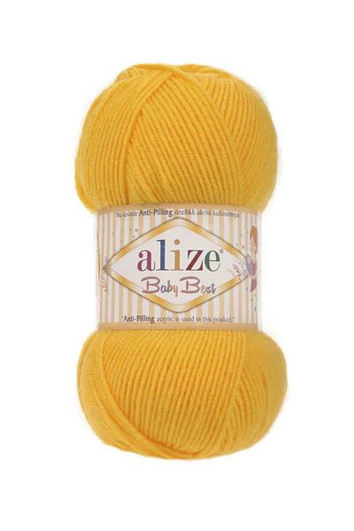 Alize Dark Yellow Hand Knitted Baby Best 216