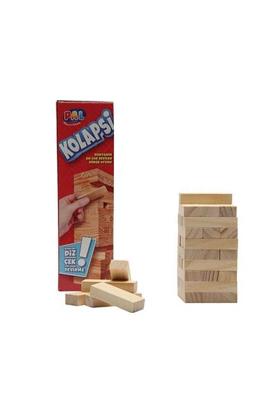 Pal Oyuncak Kolapsi Wooden Balance Game