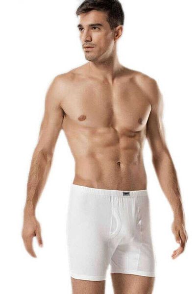 Tutku Ανδρικό Plus Size White Rib Argentina Boxer 6 τεμαχίων Οικονομικό πακέτο 0111