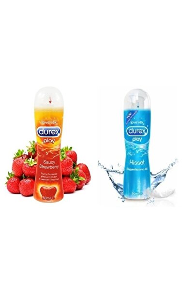 Durex Çilek Aromalı Kayganlaştırıcı 50 Ml+ Play Su Bazlı 50 Ml