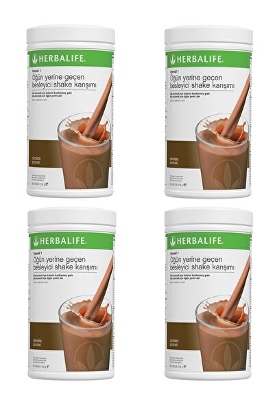 Herbalife Shake Ekonomik 4'lü Paket - Çikolata Aromalı 2200gr