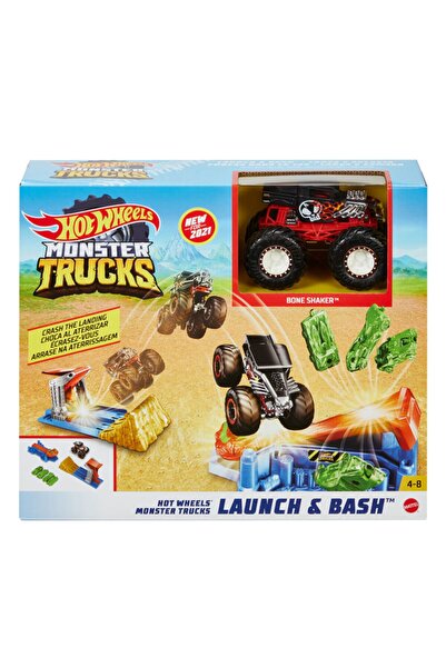 HOT WHEELS Monster Trucks Akrobasi Tekerleği Oyun Seti Gvk48