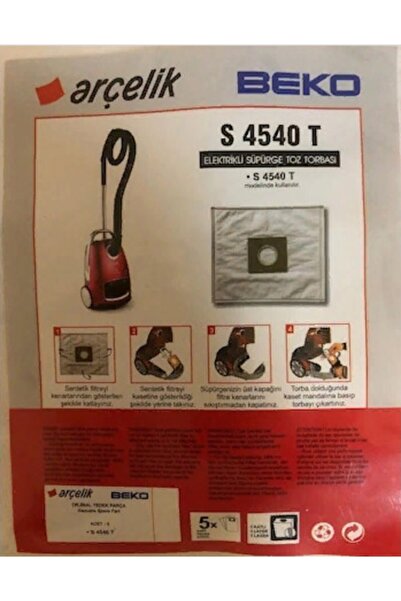Arçelik Beko S 4540 - 5 Pieces Vacuum Cleaner Dust Bag