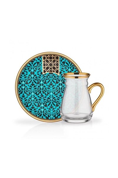 Glore Nihavent Kulplu Çay Seti 6 lı Alara 12005