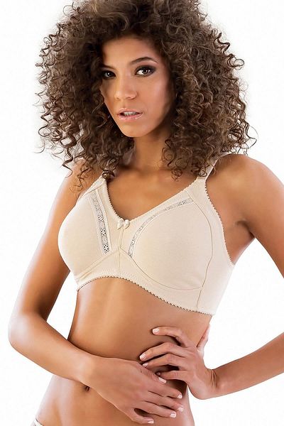 Emay Γυναικείο Skin Without Underwire Thick Strap Minimizer Gathering Bra 112