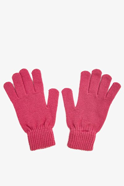 Koton Gloves - Pink - Casual