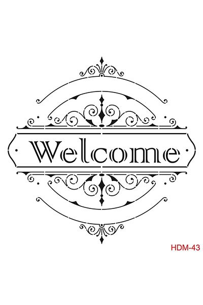Cadence Hdm43 Home Decor Midi Stencil (25x25)