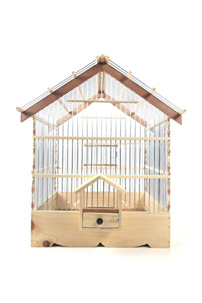 naturbird Fin Çatı Ahşap Kafes