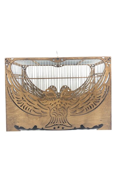 naturbird Kartal Desen Ahşap Kafes