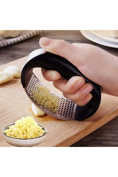 Mercan Practical Stainless Steel Garlic Crusher - Masher